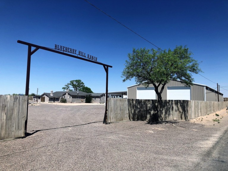 2 Acres with 5000 sqft. Metal Building and Residence, Pecos, Texas
