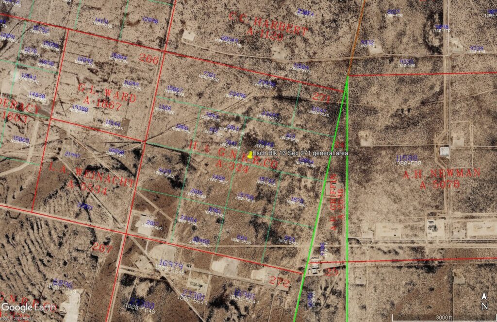 HCF 19 Acres Block 13, Section 271, Pecos, Texas – photo 1 of 2