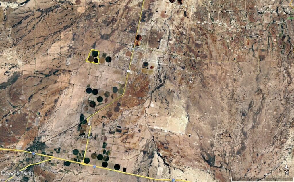 D. Collins Hwy FM 3334 Aerial Image zoomed out