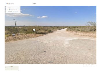 FM 821 & private road image - Google Maps